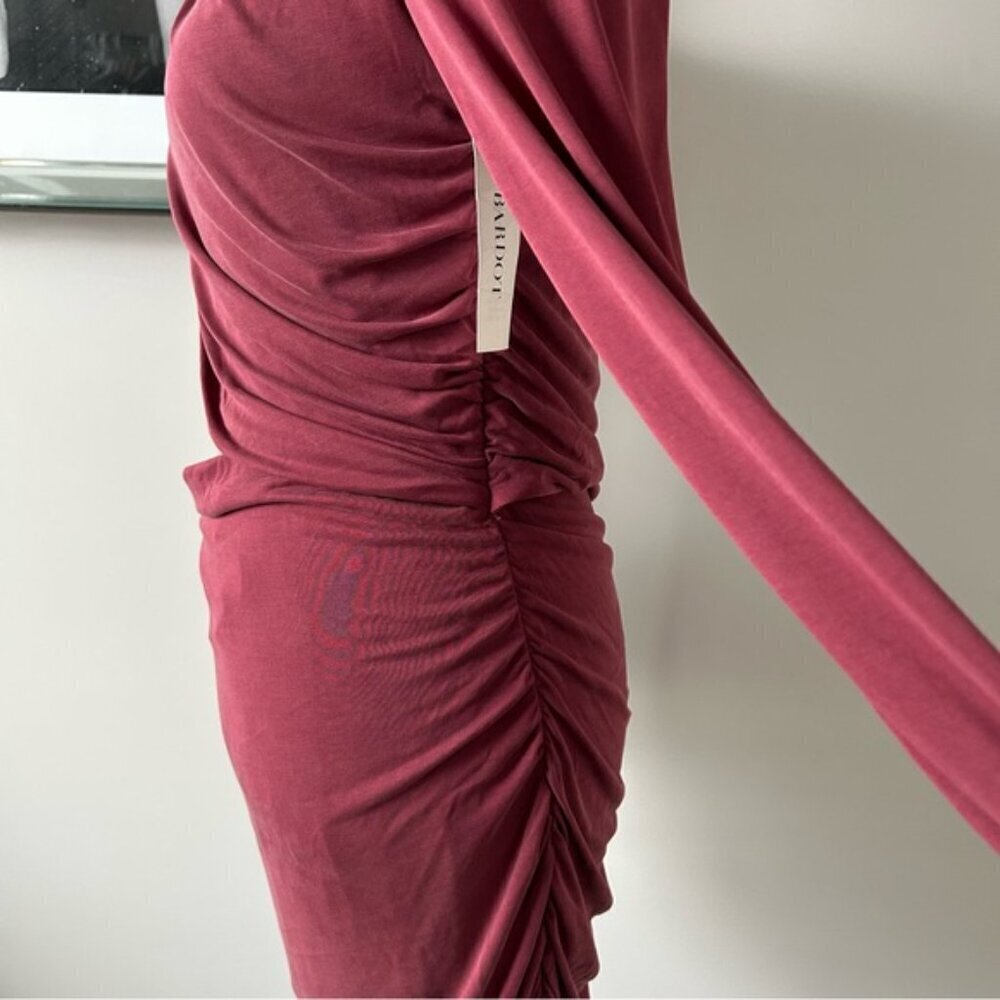 Revolve Bardot "Rosa" Ruched Dress (c) - Picture 7 of 11